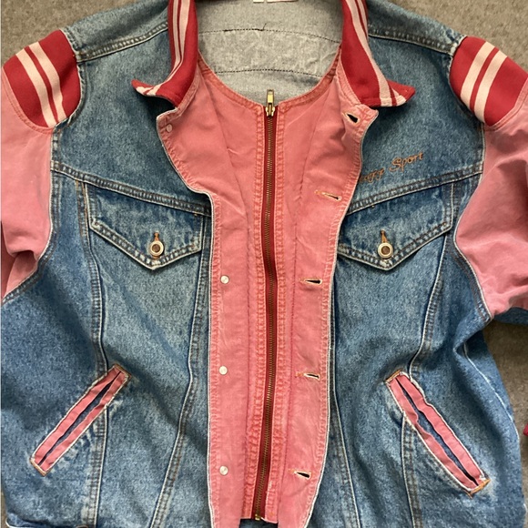 Vintage Staff Sport Denim Varsity Jacket, Size M - Picture 6 of 11